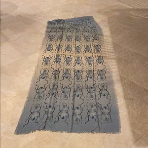 Precious & Primitive 80”x28” 100% Wool Scarf NWOT